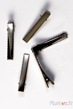 Pinces - larg. 8 mm, long. 47 mm - argenté